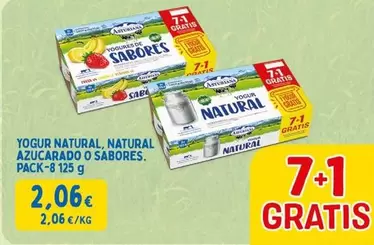 Naturals - Yogur Natural Azucarado O Sabores