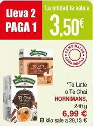 Hornimans - Té Latte O Té Chai