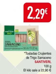 Santiveri - Tostadas Crujientes De Trigo Sarraceno