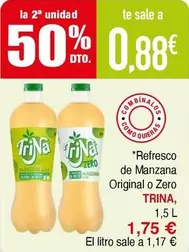 Trina - Refresco De Manzana Original O Zero