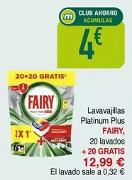 Fairy - Lavavajillas Platinum Plus