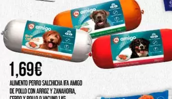 Amigo - Alimento Perro Salchicha Ifa De Pollo Con Arroz Y Zanahoria