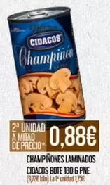 Cidacos - Champinones Laminados Cioacos Bote