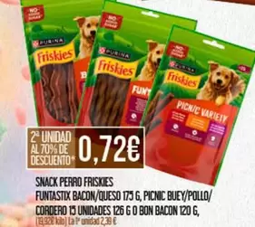 Purina - Snack Perro Friskies Funtastix Bacon