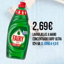 Fairy - Lavavajillas A Mano Concentrado Ultra