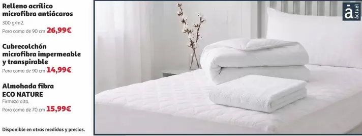 Eco - Almohada Fibra  Nature