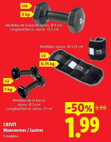 Crivit - Mancuernas/Lastres