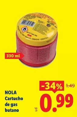 Nola - Cartucho De Gas Butano