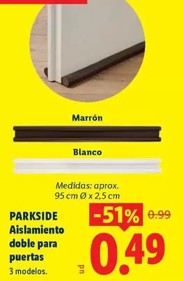 Parkside - Aislamiento Doble Para Puertas