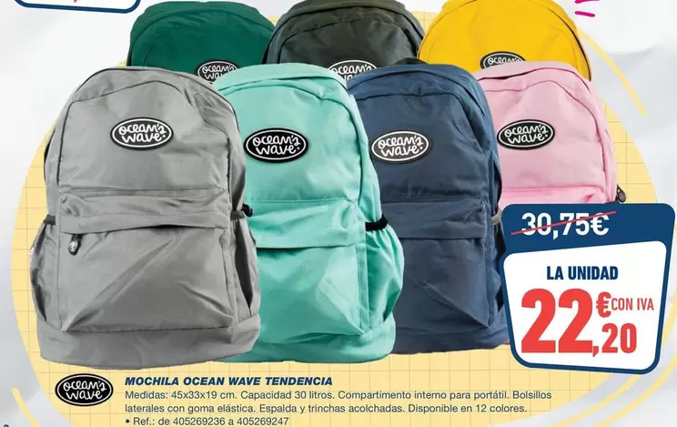 Ocean - Mochila  Wave Tendecia