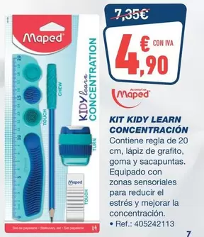 maped - Kit Kidy Learn Concentracion