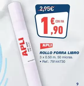 apli - Rollo Forra Libro