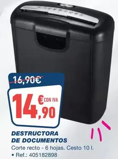 Destructora De Documentos