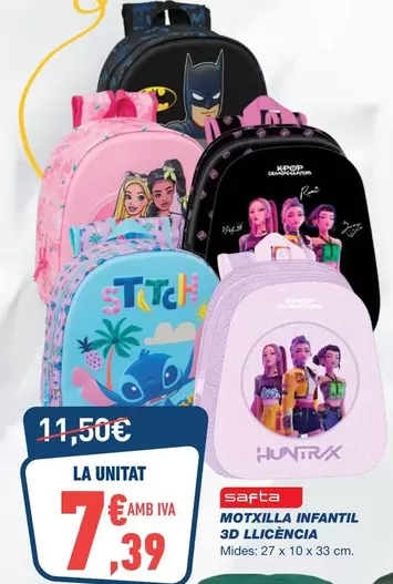 Safta - Moyrilla Infantil 3d