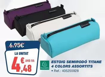 exacompta - Estoig Semirodo Titane 4 Colors Assortits