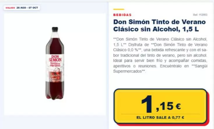 Don Simón - Tinto De Verano Clasico Sin Alcohol