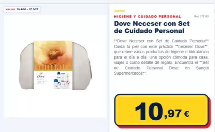 Dove - Neceser Con Set De Cuidado Personal