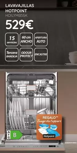 Hotpoint - Lavavajillas HDILYMB5SK