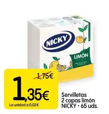 Nicky - Servilletas