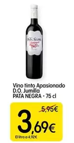 Pata Negra - Vino Tinto Apasionado D.O. Jumilla
