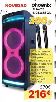Phoenix - Altavoz Bigboss Xl