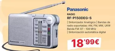 Panasonic - RF-P150DEG-S