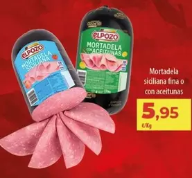 elpozo - Mortadela Siciliana Fina O Con Aceitunas