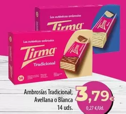 Tirma - Ambrosias Tradicional, Avellana O Blanca
