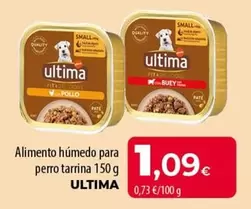 Última - Alimento Húmedo Para Perro Tarrina