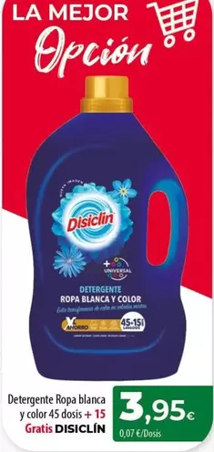 Disiclin - Detergente Ropa Blanca Y Color + 15 Gratis
