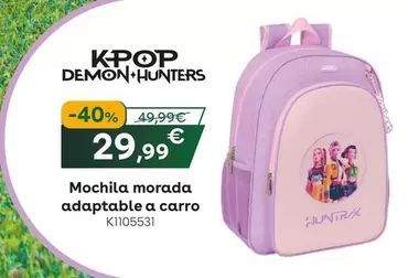 K-pop Demon Hunters - Mochila 42 Cm Adaptable A Carro - Iconic