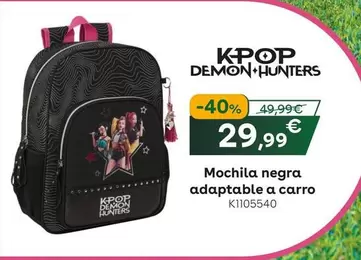 K-pop Demon Hunters - Mochila 42 Cm Adaptable A Carro - Energy