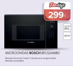 Bosch - Microondas Bfl524mbo