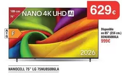 LG - Nanocell 75 75nu850b6la