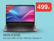 HP - Portátil Hp D31vvat