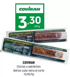 coviran - Chorizo O Salchichon Iberico Cular Extra Al Corte