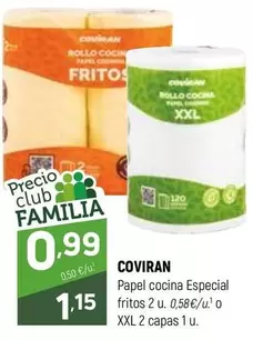 coviran - Papel Cocina Especial Fritos