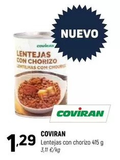coviran - Lentejas Con Chorizo