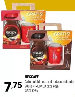 Nescafé - Café Soluble Natural O Descafeinado