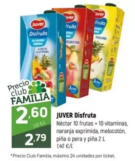 Juver - Disfruta Nectar 10 Frutas + 10 Vitaminas
