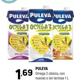 Puleva - Omega 3 Clásica, Con Nueces O Sin Lactosa