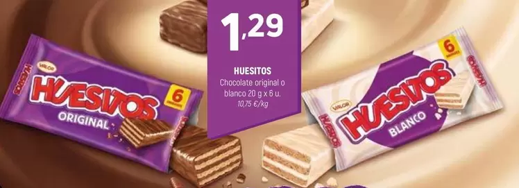 Valor - Huesitos Chocolate Original O Blanco