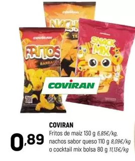 coviran - Fritos De Maiz Nachos Sabor Queso