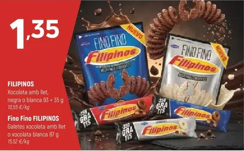 Filipinos - Filet De Chocolate