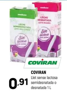 coviran - Llet Sense Lactosa Semidesnatada O Desnatada