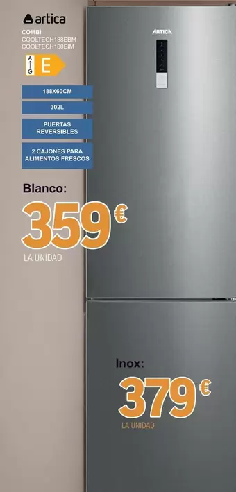Artica - Combi COOLTECH188EBM 