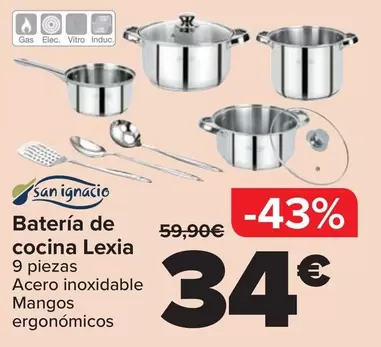 San Ignacio - Batería De Cocina Lexia