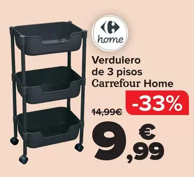 Carrefour Home - Verdulero De 3 Pisos