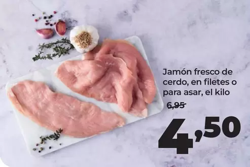 Alimerka - Jamón Fresco De Cerdo, En Filetes O Para Asar