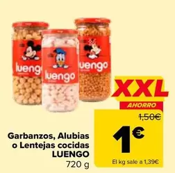 Luengo - Garbanzos Alubias O Lentejas Cocidas